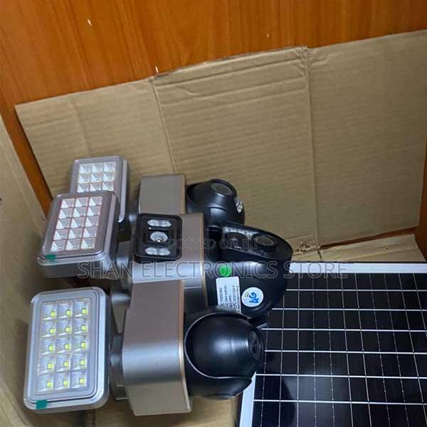 Powerful High Brightness V380 Pro 12mp 4g PTZ Rotating Triple Lens