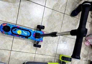 This Is a Kids' Three-Wheel Kick Scooter