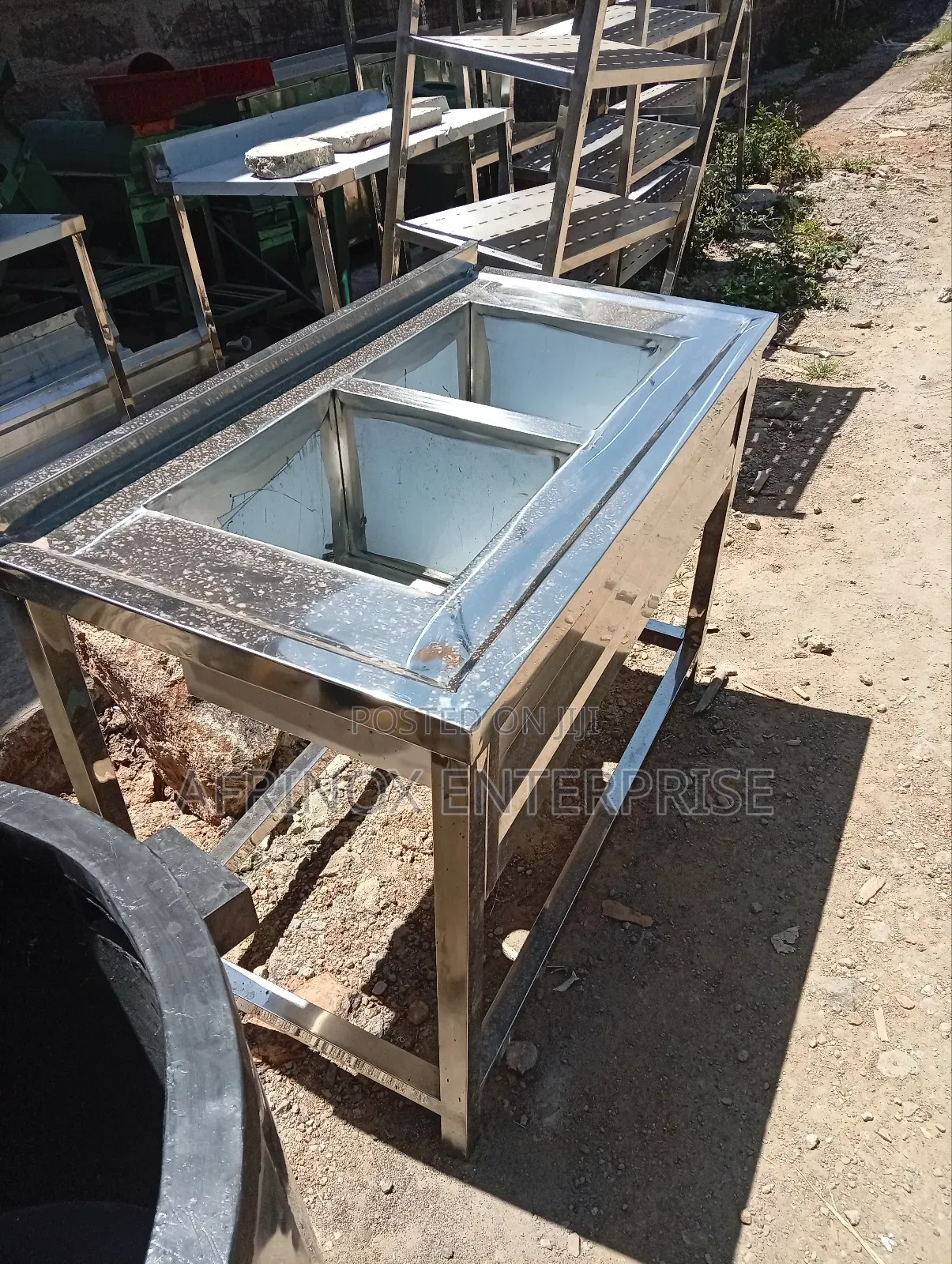 Double Sink, Commercial Stainless Steel Sink