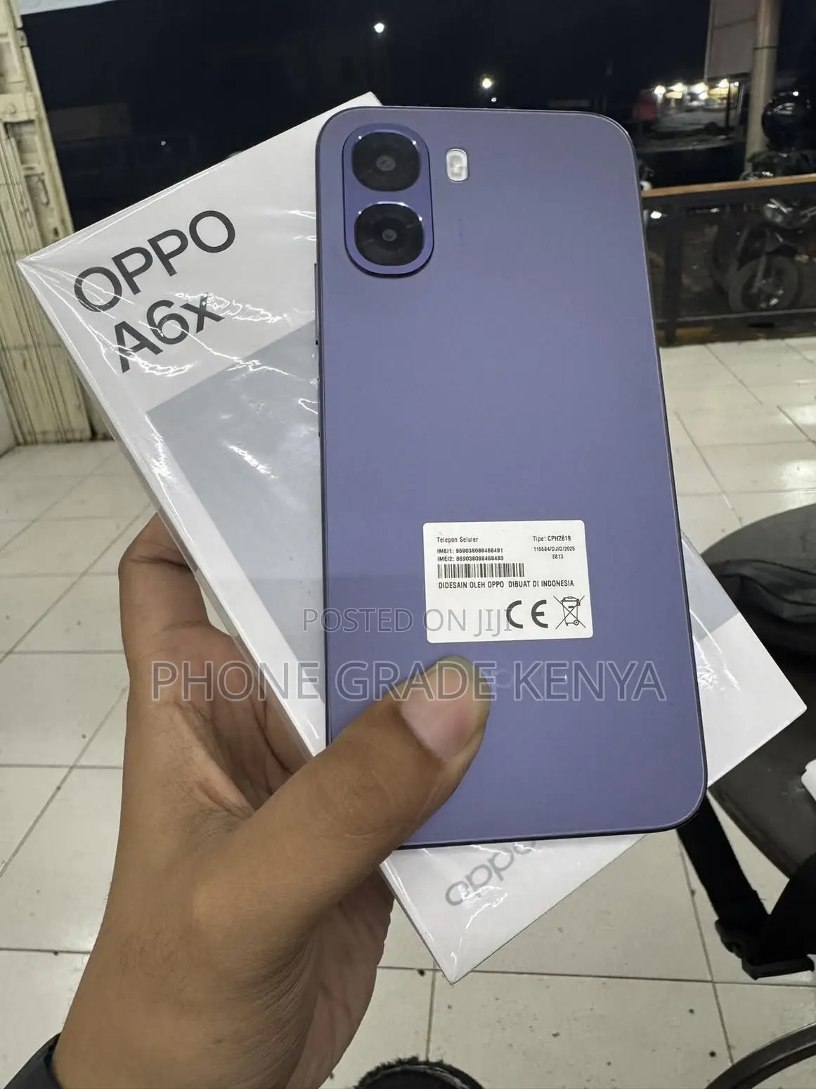New Oppo A6x 64 GB Purple