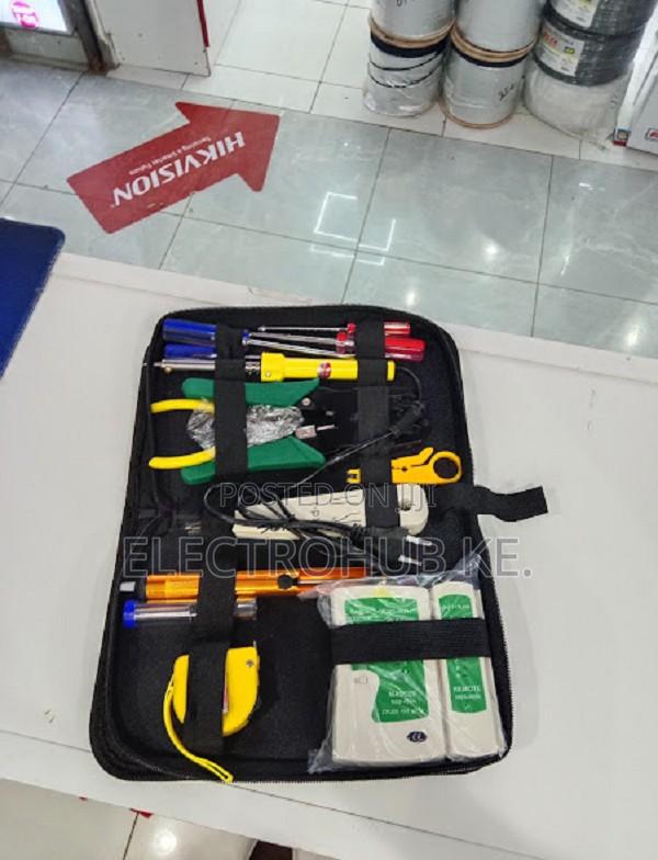Professional Network Installation Hand Tool Kit--portable Zip Case - main view