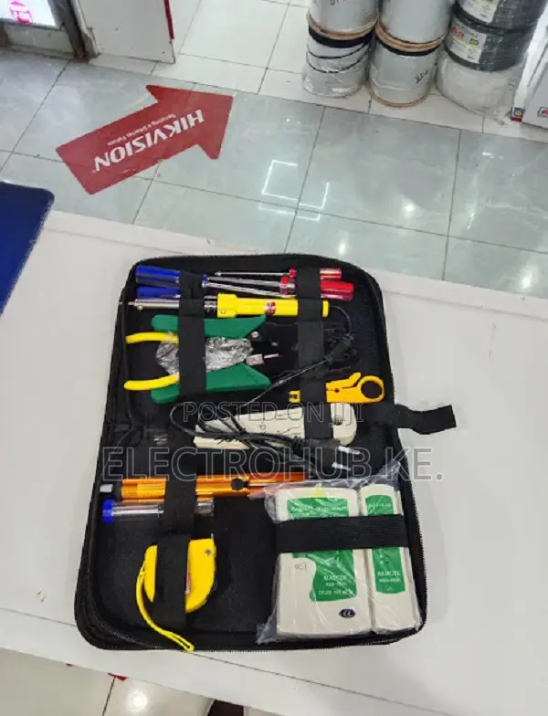Professional Network Installation Hand Tool Kit--portable Zip Case