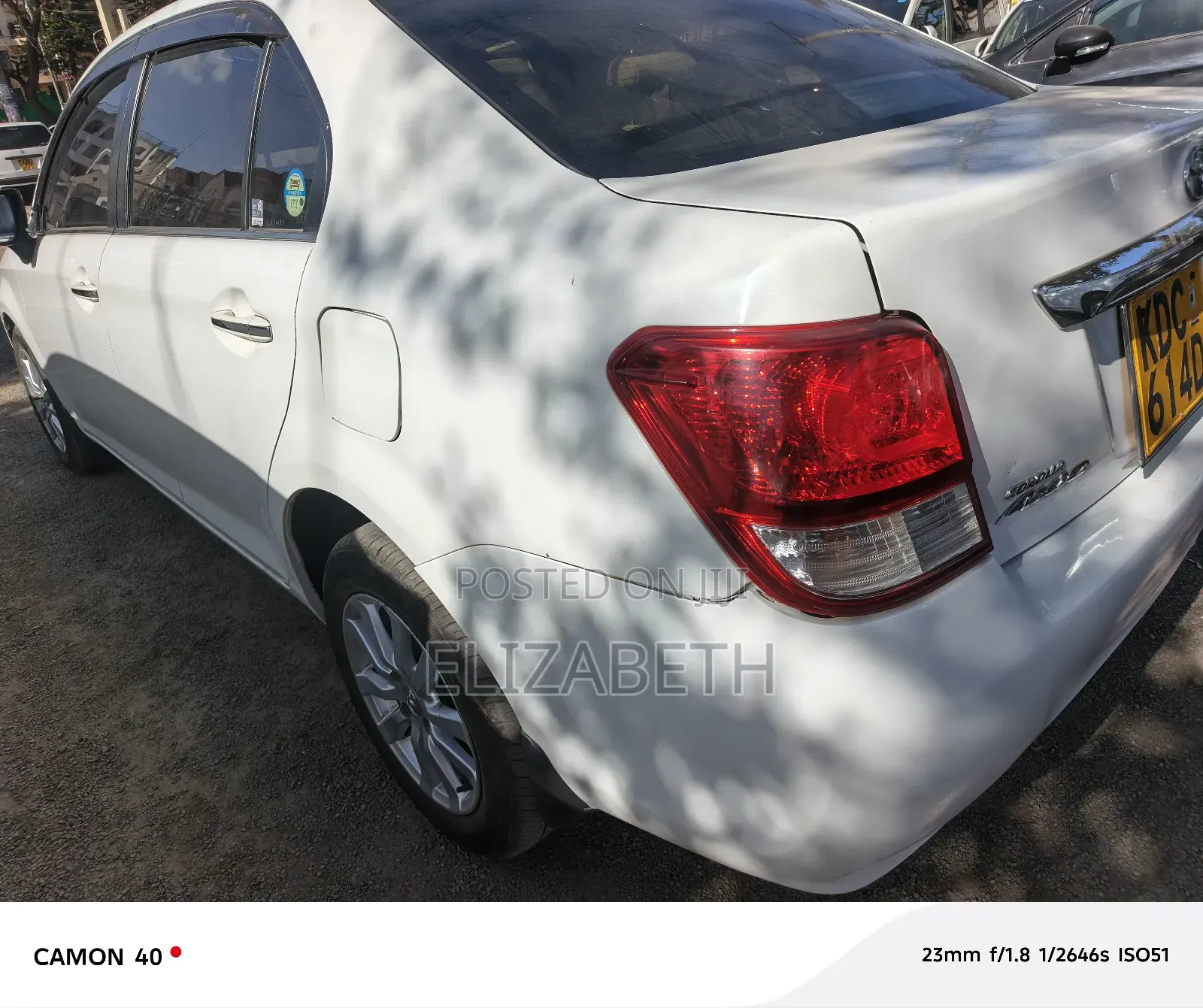 Toyota Axio 1.5 G 2WD 2014 White