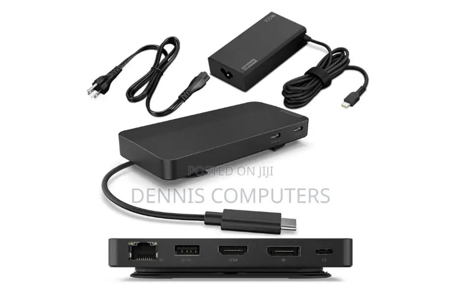 Lenovo Usb-C Dual Display Travel Dock With 100w Adapter_uk