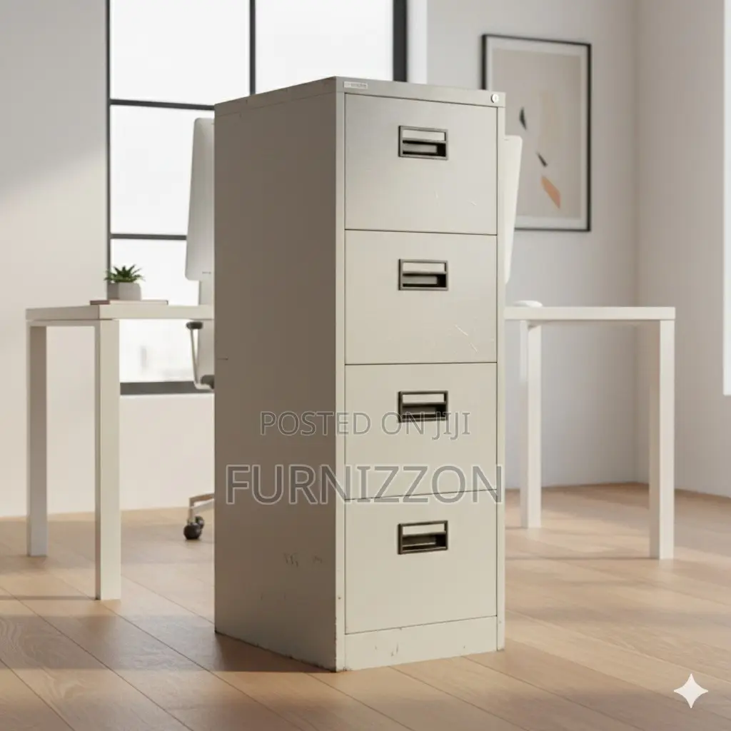 Office Metallic Filing Cabinet 4 Drawers