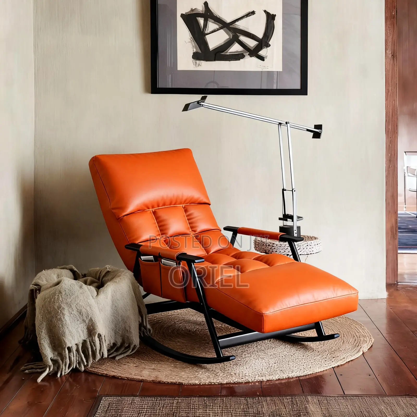 Modern Rocking Chair : Single -Person Rocking Leisure Chair
