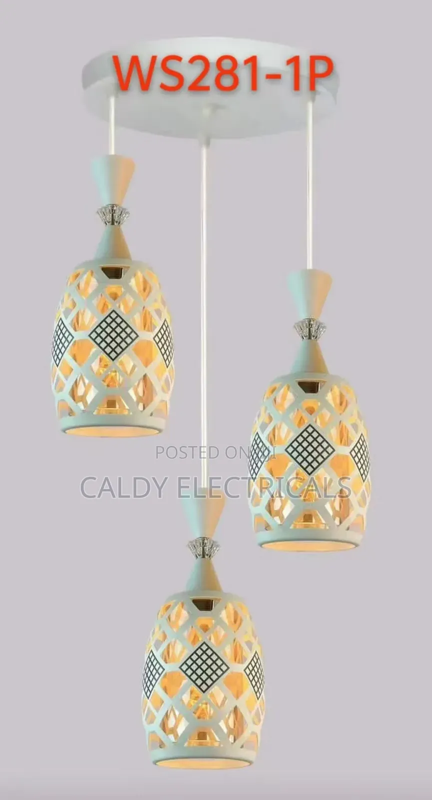 Generic Adjustable 3 in 1 Pendant Light Qf3