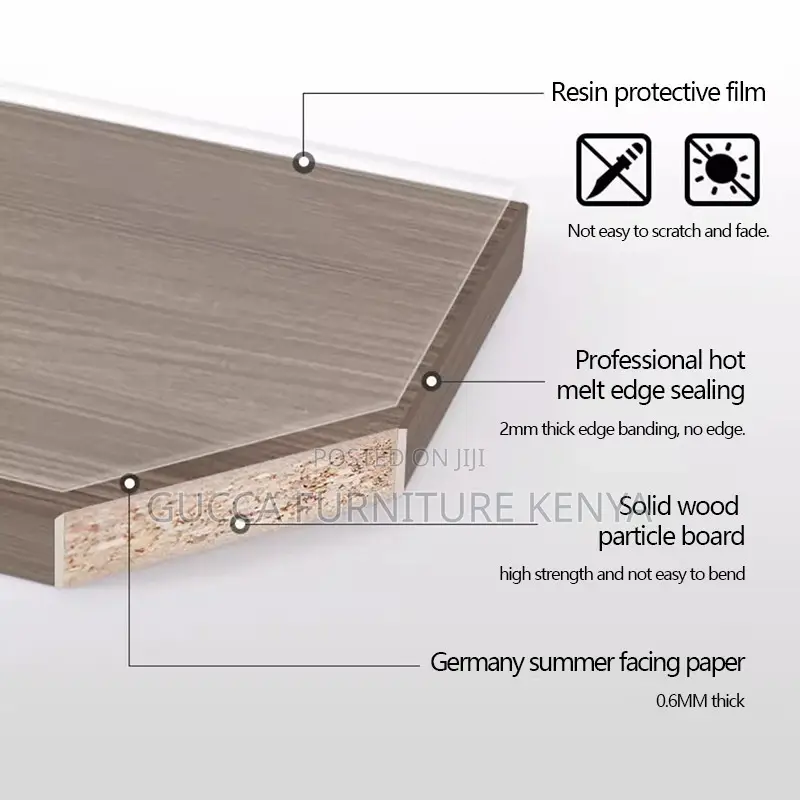 2-door Wooden Office Filling Cabinet