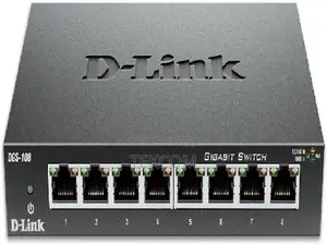 D-link Dgs-108/B 8-port Gigabit Unmanaged Desktop Switch