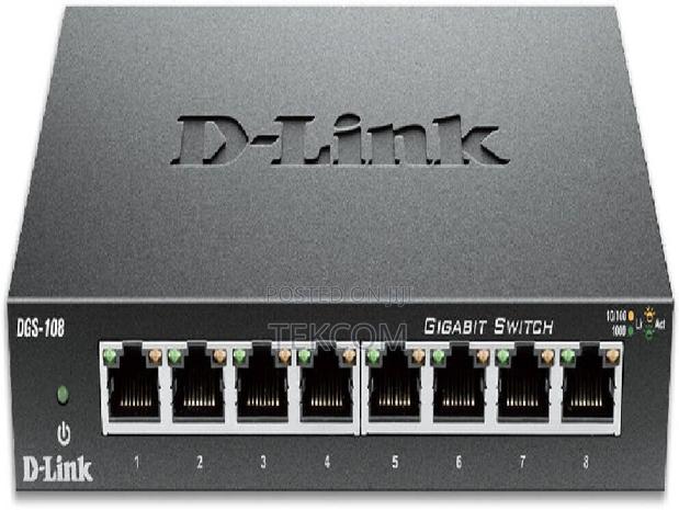 D-link Dgs-108/B 8-port Gigabit Unmanaged Desktop Switch - main view