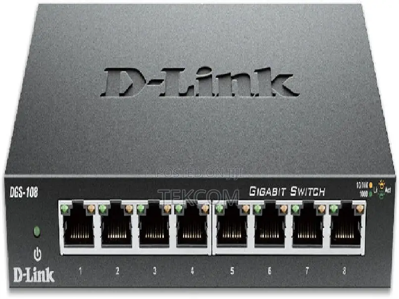 D-link Dgs-108/B 8-port Gigabit Unmanaged Desktop Switch