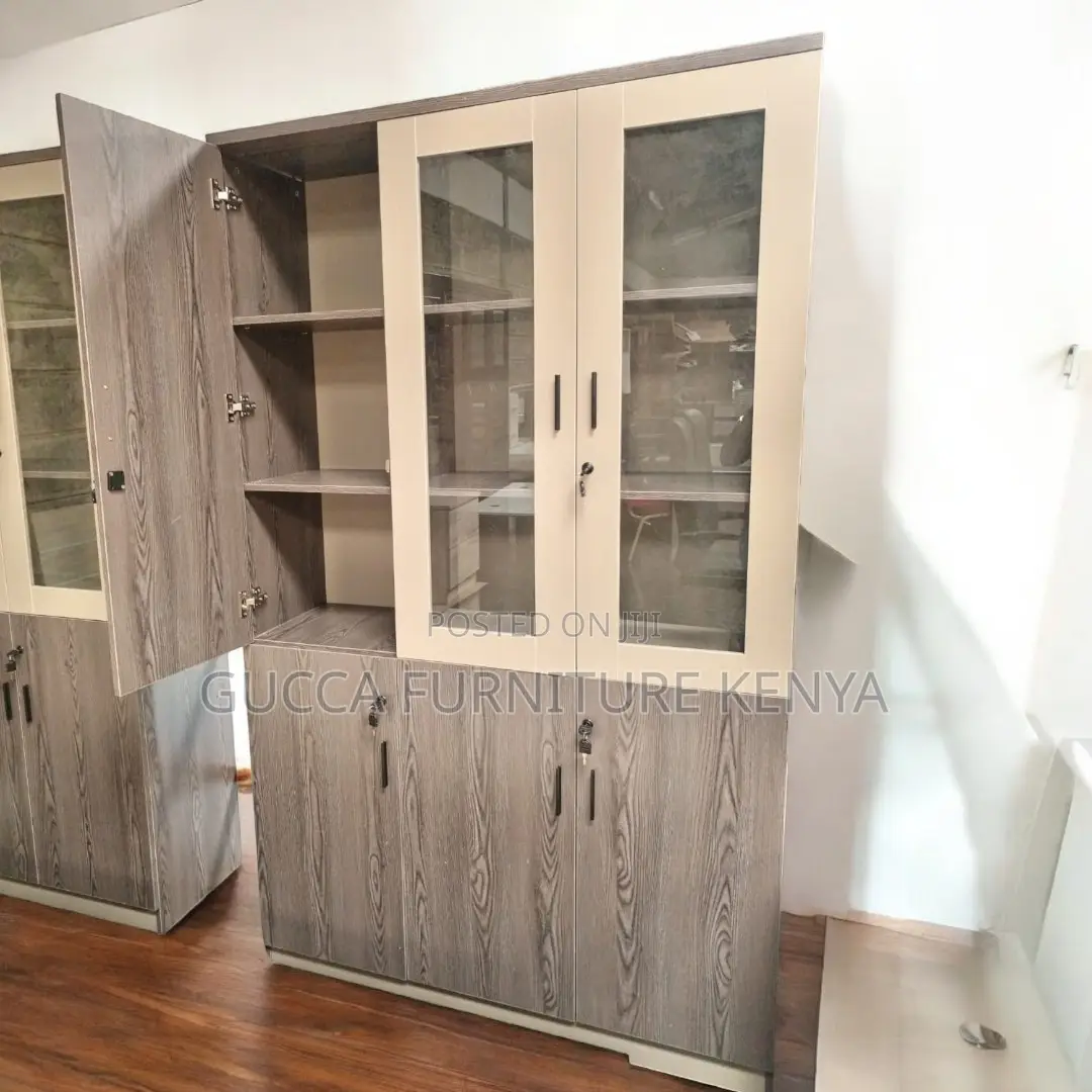 2-door Wooden Office Filling Cabinet