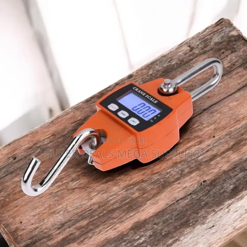 Inexpensive 300kgs Digital Hanging Hook Crane Scale With LCD Display