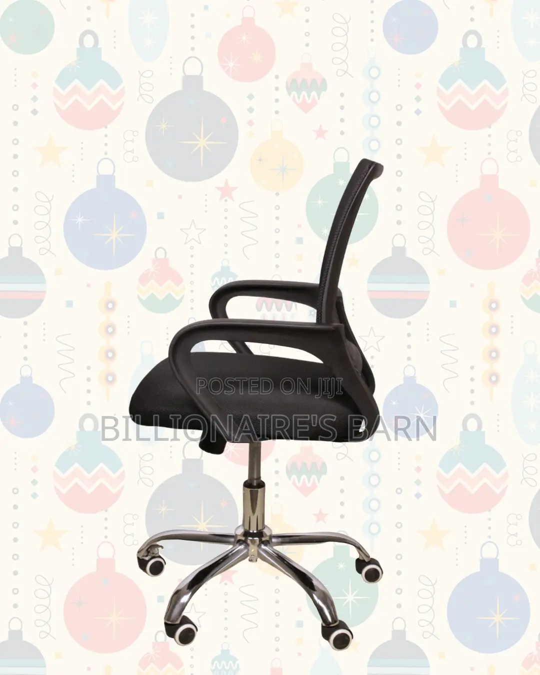 Ergonomic Mesh Task Chair — Smooth Movement, Breathable Mesh Airflow