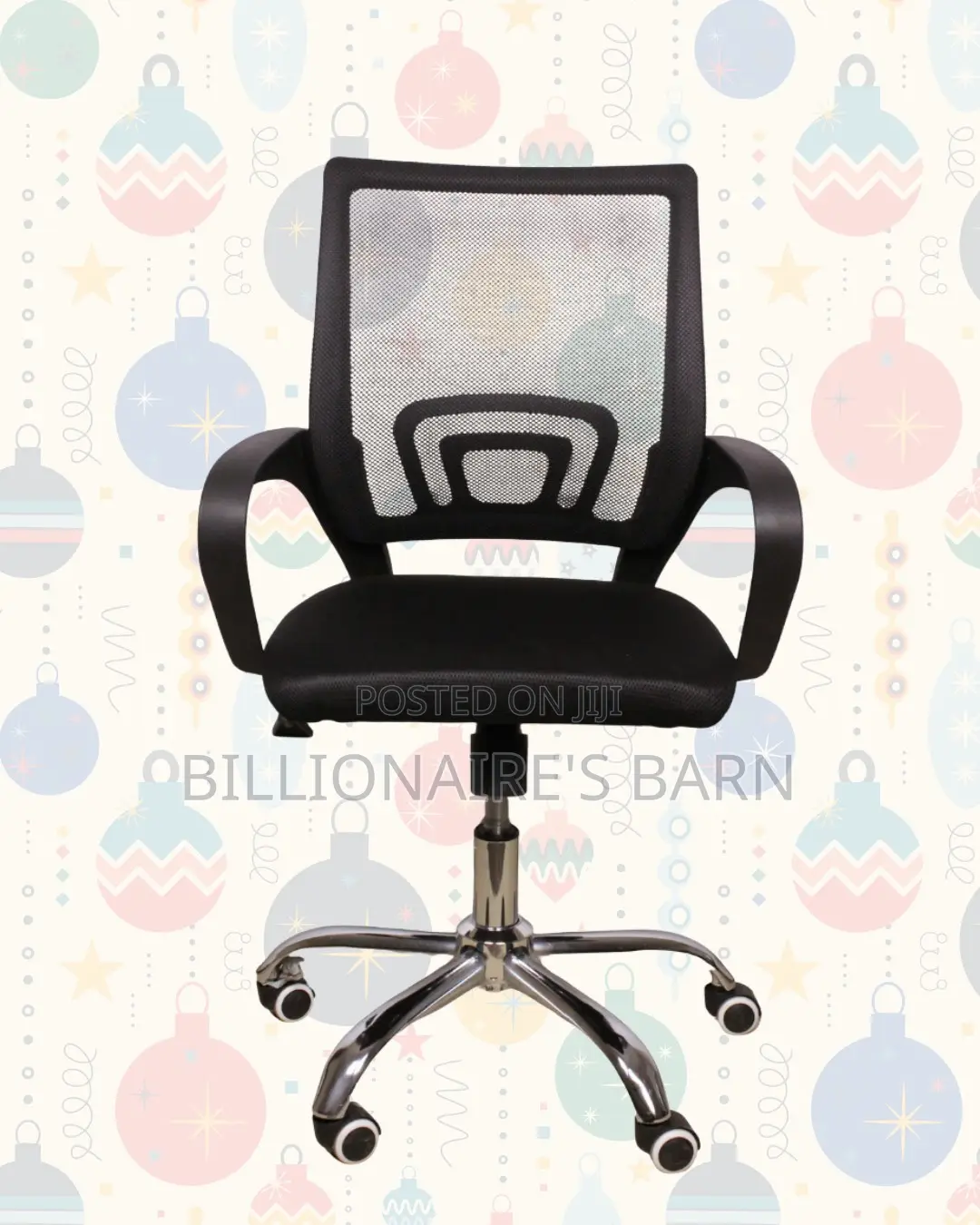 Ergonomic Mesh Task Chair — Smooth Movement, Breathable Mesh Airflow