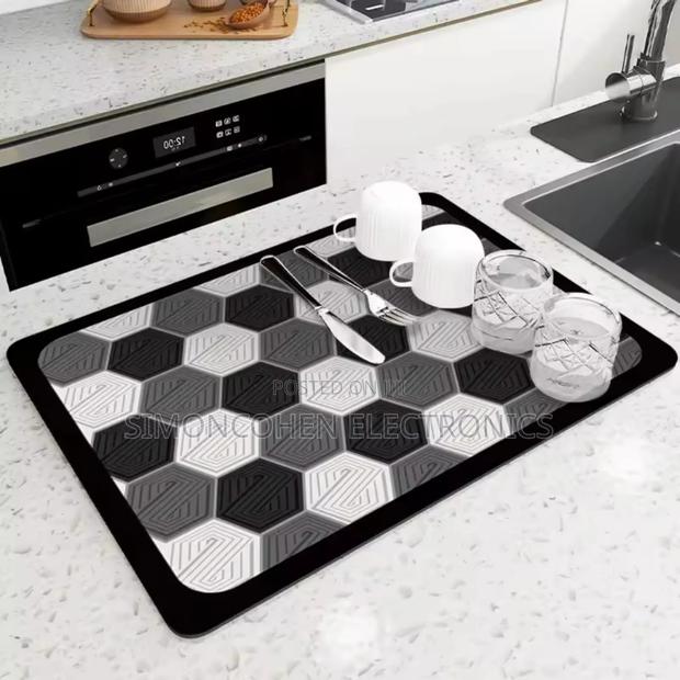 Super Absorbent Nonslip Dish Draining Mat