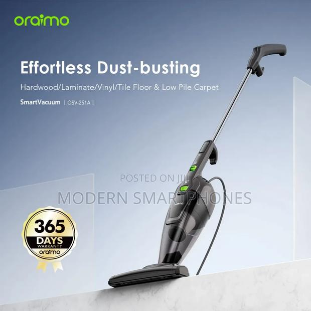 Oraimo Smartvacuum Corded Vacuum Cleaner With 5m Cord 500w High Speed