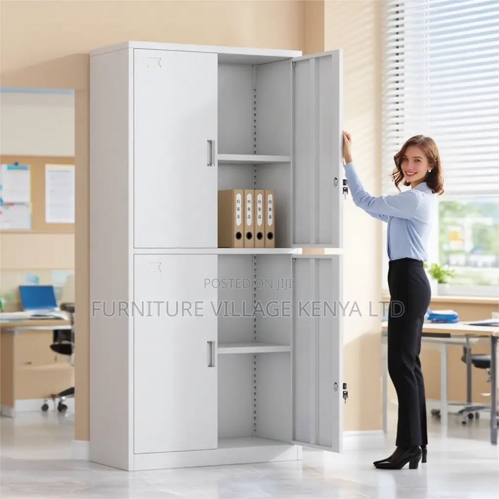 4-door Metallic Office Cabinet