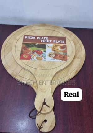 Bamboo Pizza Board Plate - thumbnail 2