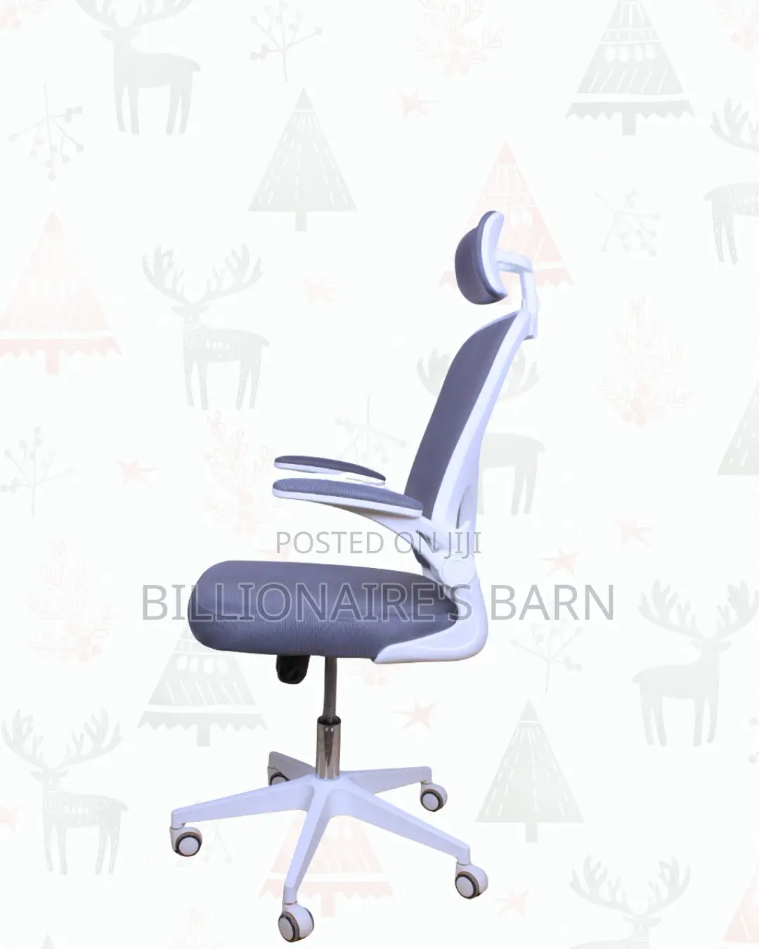 Flip-Up Arms Ergonomic Chair for Tight Spaces — Posture Support