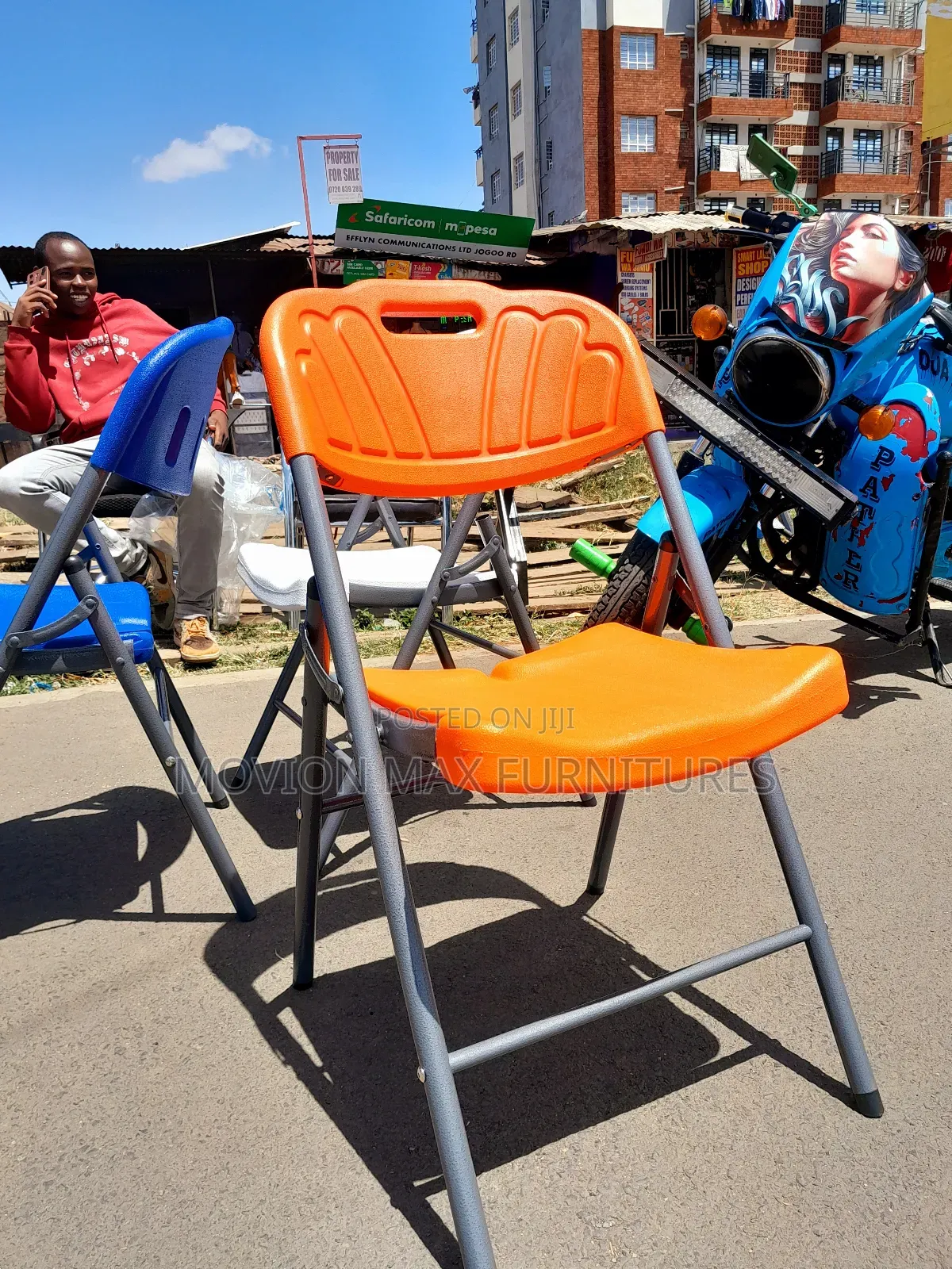 Orange Foldable Chairs
