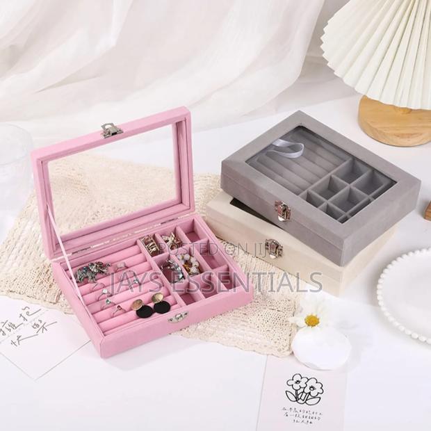 Multi-grid Jewelry Storage Box