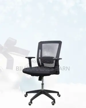 Barn Mid-Back Chair Nylon Base • Executive Finish, Durable Nylon Base