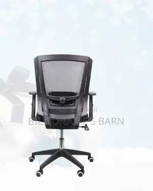 Barn Mid-Back Chair Nylon Base • Executive Finish, Durable Nylon Base