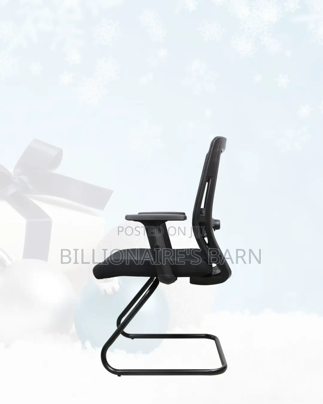Visitor Office Chair With Stable Base • Neat Professional Look.