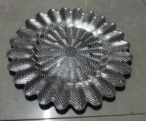 Gold Silver Round Charger Plates -Pm