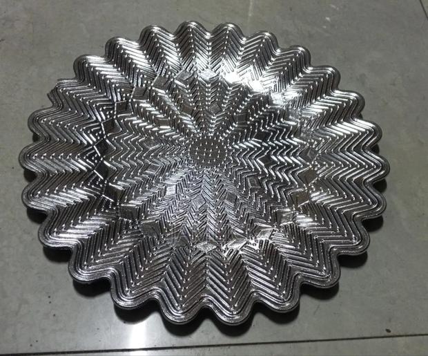 Gold Silver Round Charger Plates -Pm - thumbnail 4