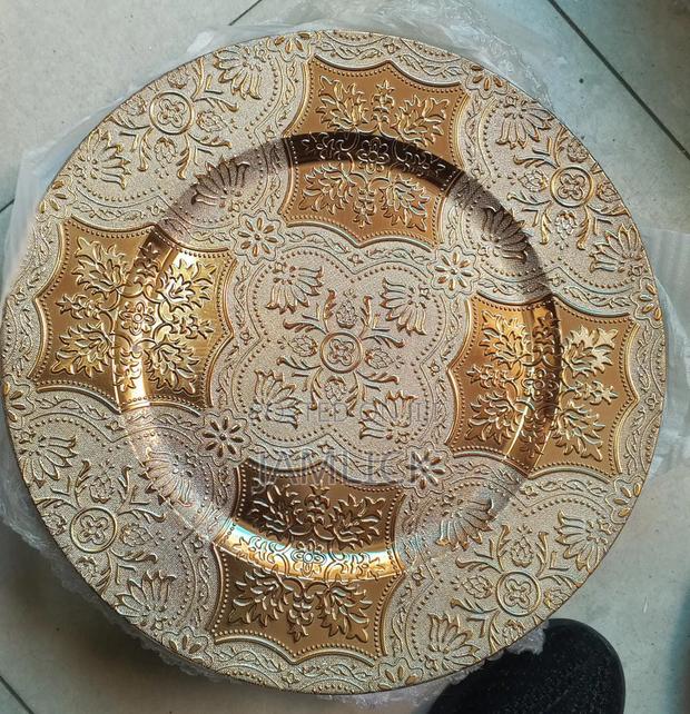 Gold Silver Round Charger Plates -Pm - thumbnail 6