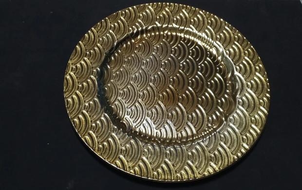 Gold Silver Round Charger Plates -Pm - thumbnail 15