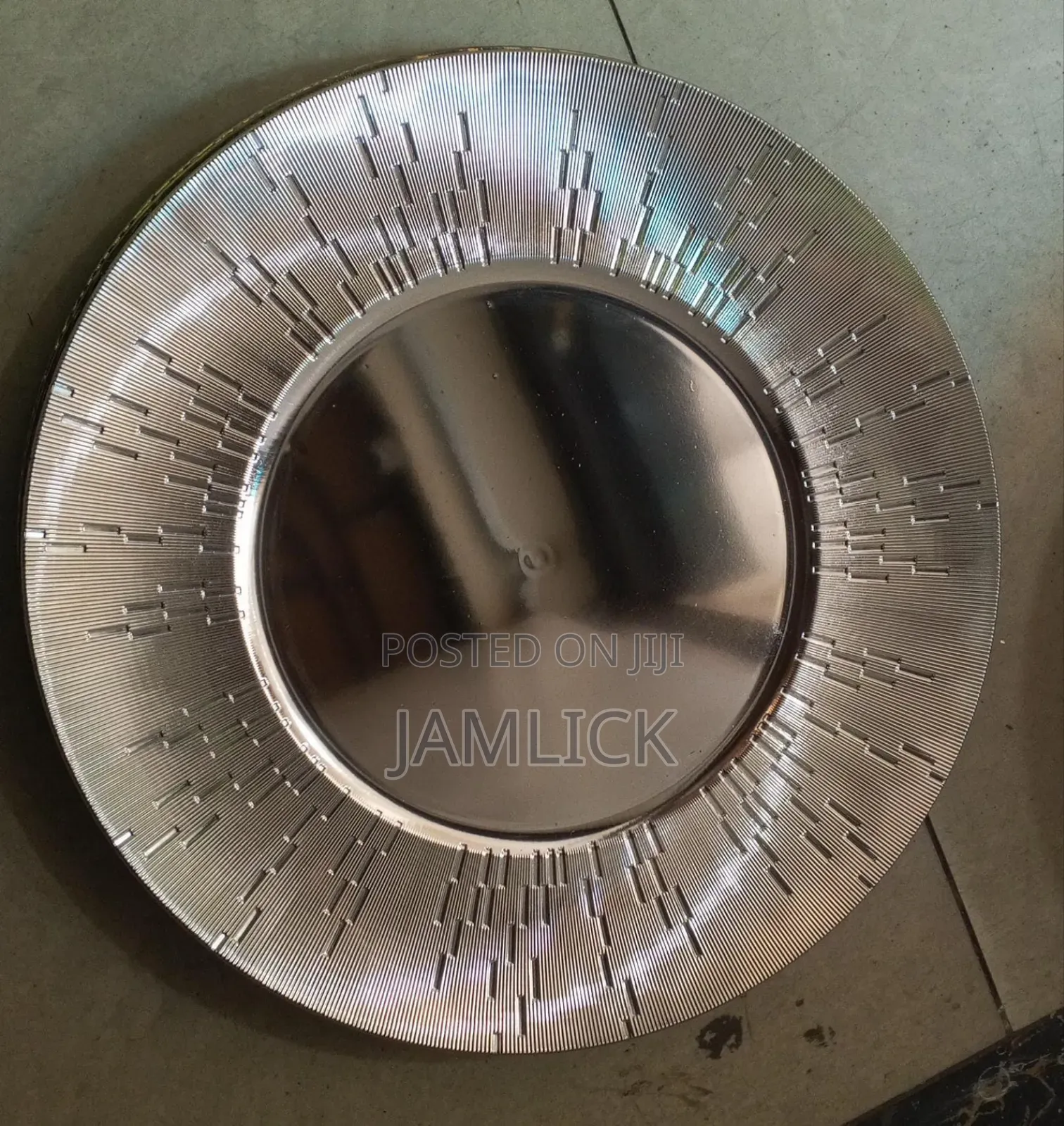 Gold Silver Round Charger Plates -Pm