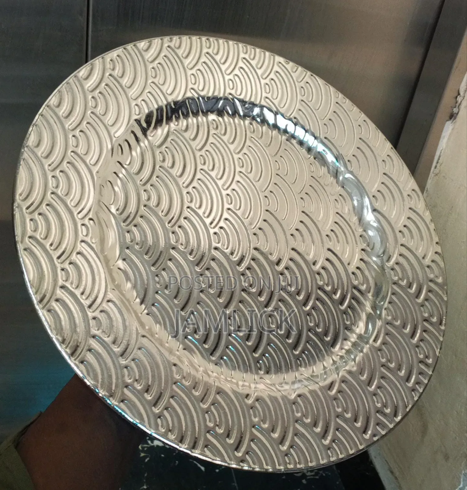 Gold Silver Round Charger Plates -Pm