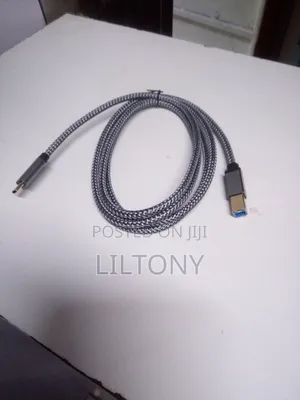 Type C to Printer Braided Cable