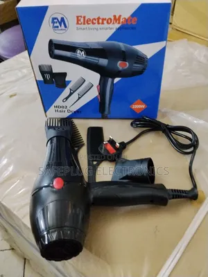 Heavy-Duty Hair Dryer for Salons | 2 Heat/Speed Settings + Accessories