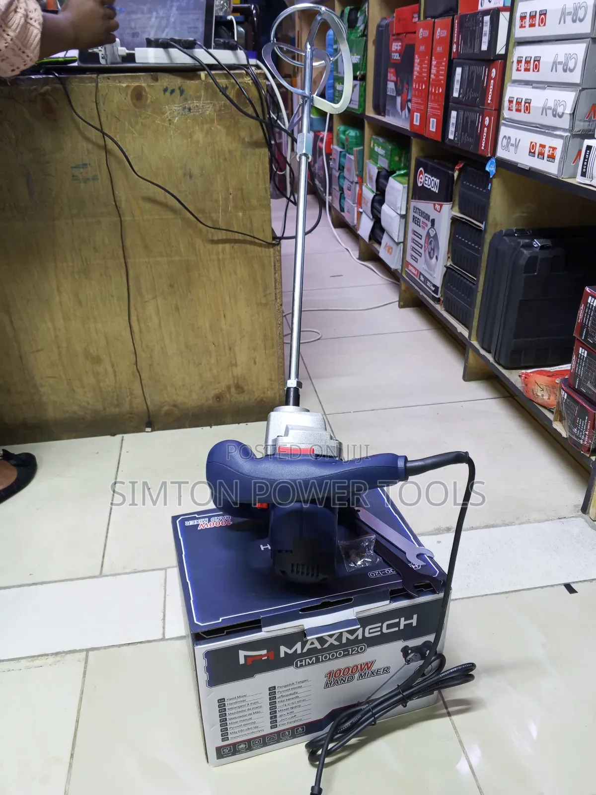 1000w Electric Maxmech Hand Mixer