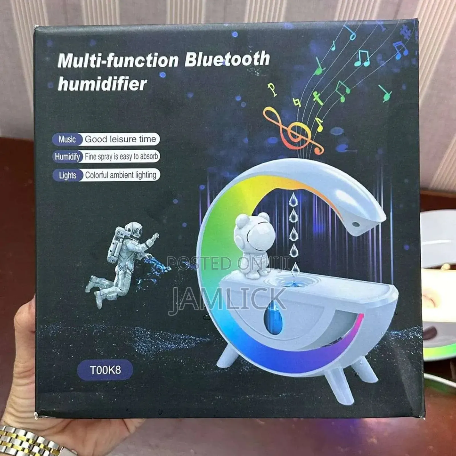 Multicolor Led Bluetooth Speaker Humidifier– Anti-Gravity Droplets -Pm