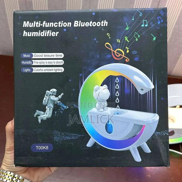 Multicolor Led Bluetooth Speaker Humidifier– Anti-Gravity Droplets -Pm