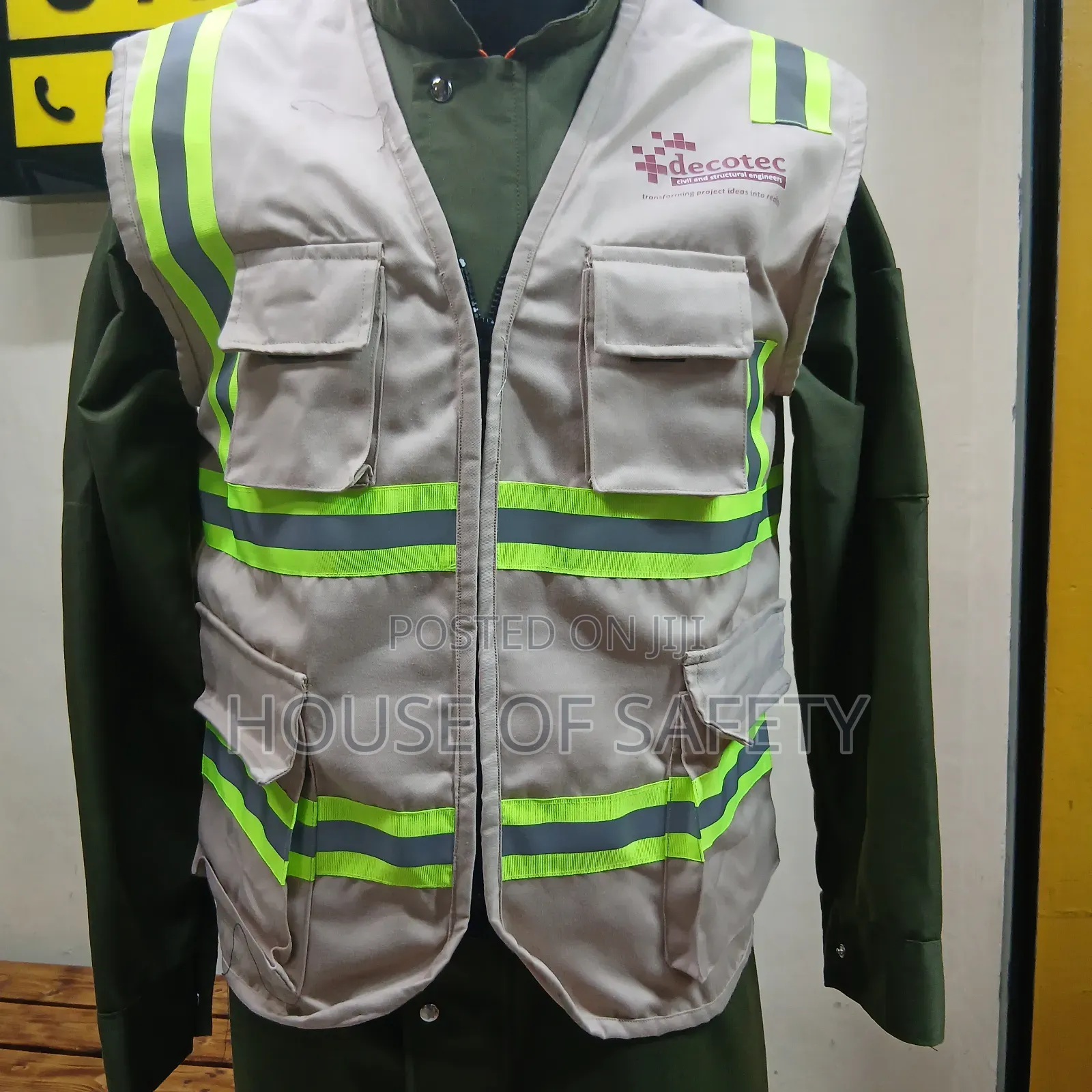 Cotton Polyester Blends Security Vest