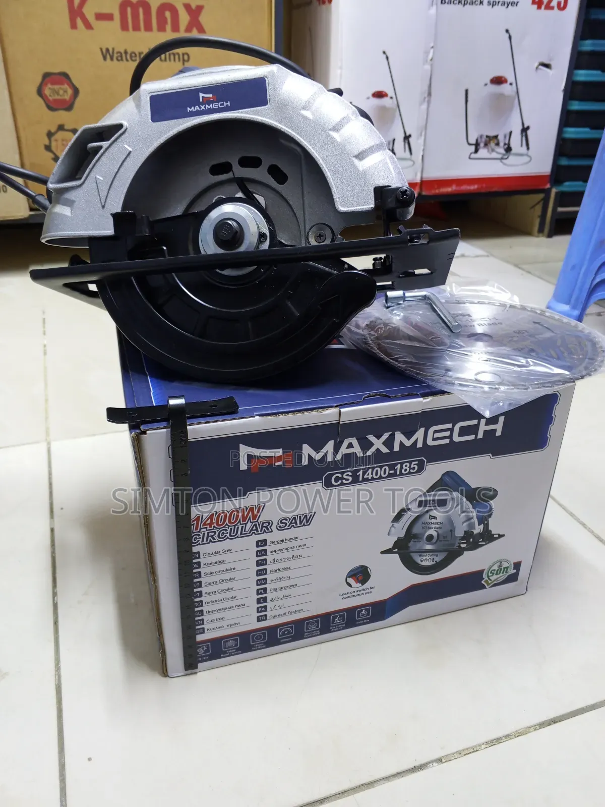 1400w Electric Maxmech Circular Saw