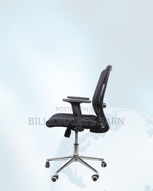 Barn Origin Mid-Back Office Chair • All-Day Comfort, Chrome Base.