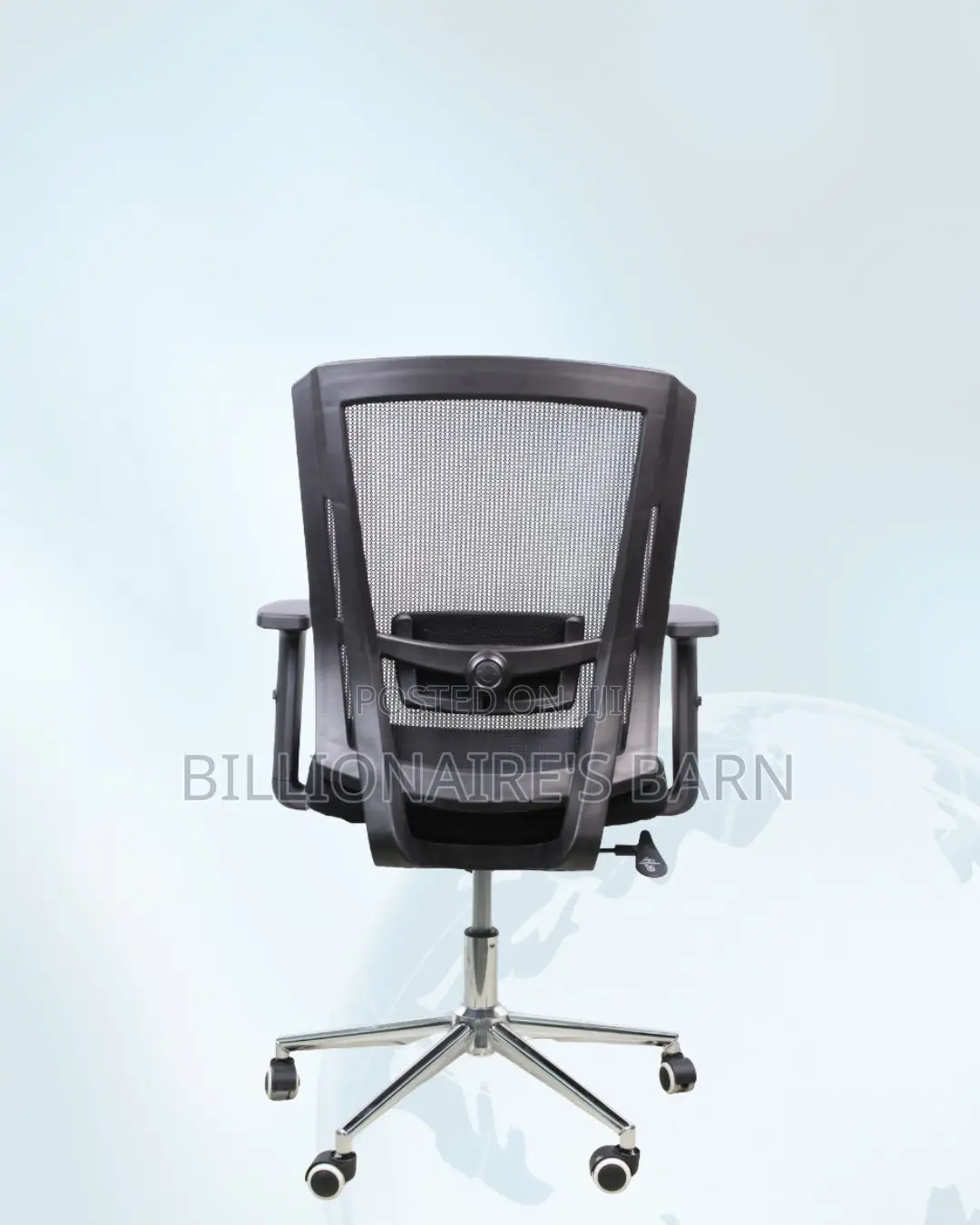 Barn Origin Mid-Back Office Chair • All-Day Comfort, Chrome Base.