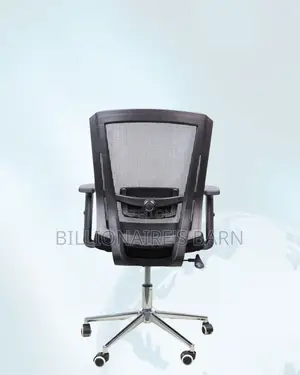 Barn Origin Mid-Back Office Chair • All-Day Comfort, Chrome Base.
