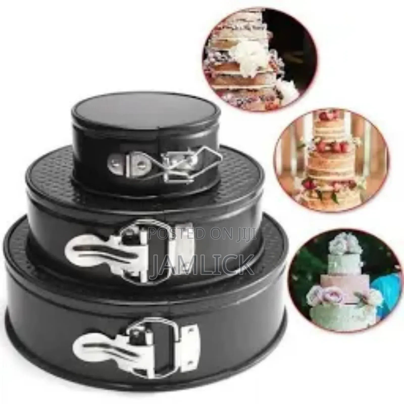 3-Piece Round Baking Tin Set –Jf