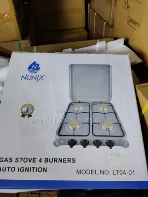 Nunix 4-Burner Gas Jiko | Compact Design | Fast Nairobi Delivery!