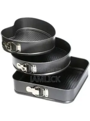 3-Piece Assorted Shape Baking Tin Set –Jf
