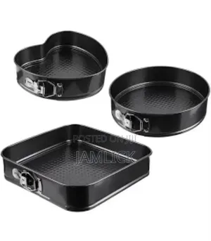 3-Piece Assorted Shape Baking Tin Set –Jf