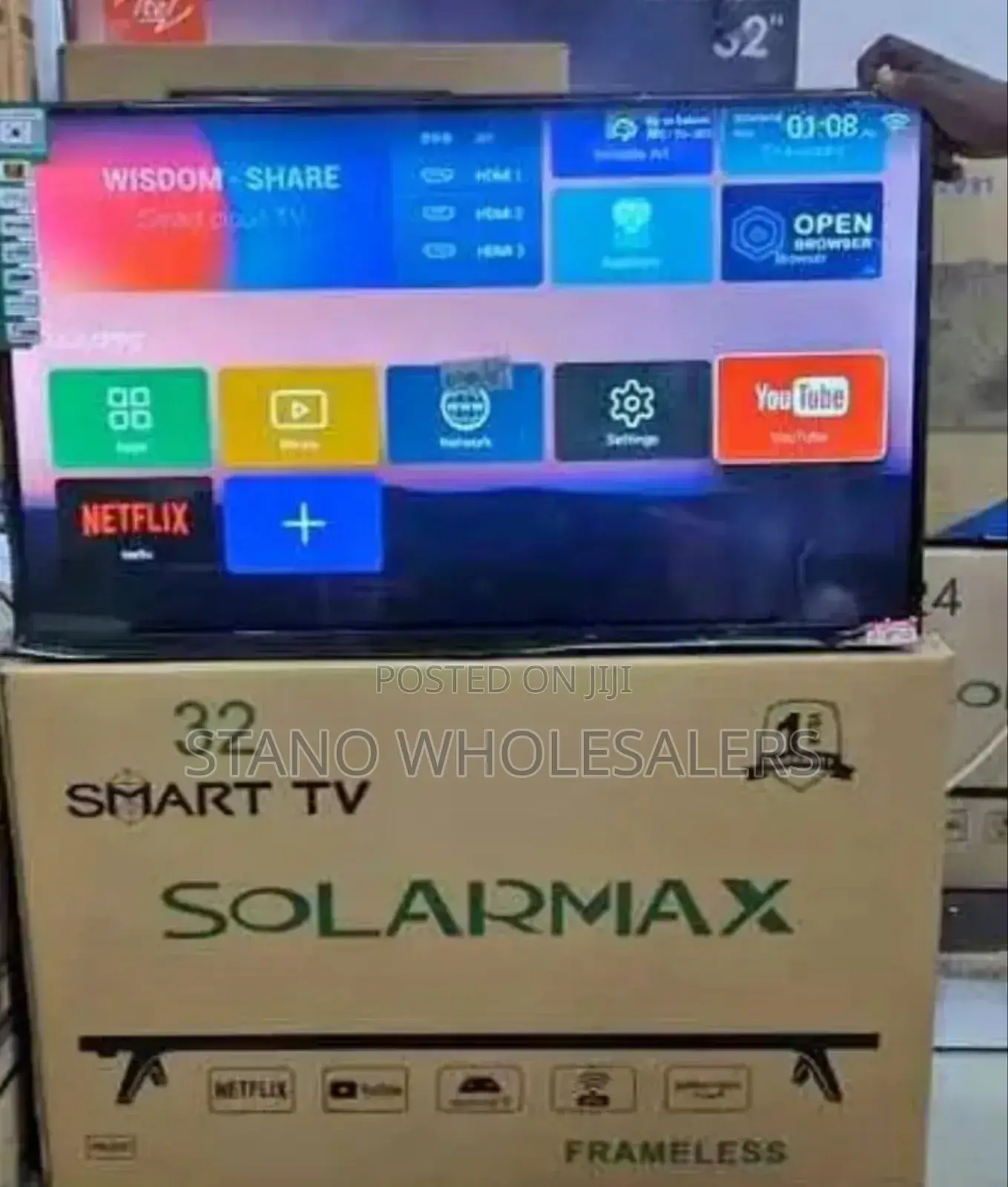 Pre Installed Apps Solarmax 32 Inch Smart Tv